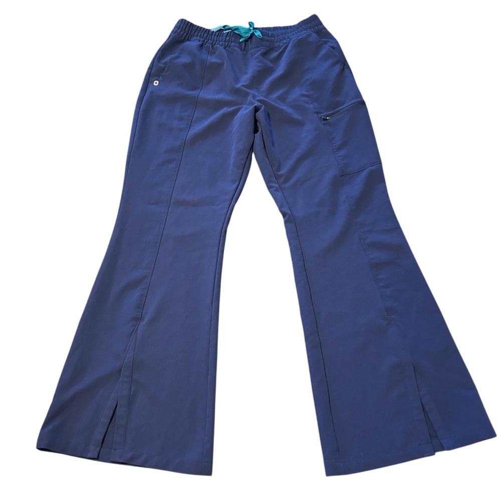 Figs Technical Collection Women’s Scrub Pants Size L Blue - Picture 3 of 6